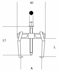 Beta 1500N/3 Trekker | Twee-armig | Max 10000 Kg | 35 - 140 Mm [015000603] -METABO Winkel Beta 1500N 1 015000601 ext 2