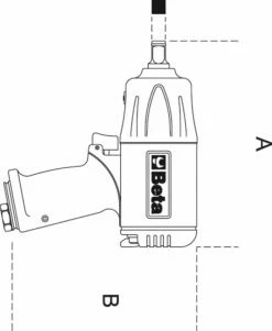 Beta 1927P Slagmoersleutel | 1/2 Inch | Omschakelbaar | 1750 Nm | Compact [019270008] -METABO Winkel Beta 1927P 019270008 ext 4