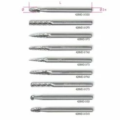Beta 426MD-3/A9 Frezenset | Hardmetaal | Schacht 3 Mm | 9-Delig [004260349] -METABO Winkel Beta 426MD 3 A9 004260349 ext 2