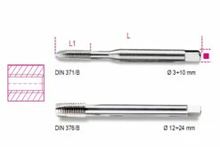 Beta 429FP5 Machinetap HSS-Co Machinetap | Doorlopende Gaten | HSS-Co | M 5 X 0,8 [004290005]