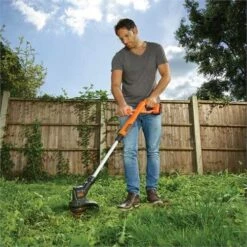 Black & Decker Grastrimmer - 18 Volt Grastrimmer | 18V 2.0 Ah Li-Ion | 25 Cm | AFS | Trim N Edge [ST182320] -METABO Winkel Black Decker Grastrimmer 18 Volt ST182320 ext 2