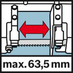 Bosch Professional GCB 18V-63 Bandzaag | 18 Volt Li-Ion | Solo | L-Boxx [0.601.2A0.401] -METABO Winkel Bosch Blauw GCB 18 V Li 0.601.2A0.301 ext 8