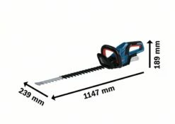 Bosch Professional GHE 18V-60 Accu Heggenschaar | Brushless | 18 Volt | Meslengte 60 Cm | Solo [0.600.8C9.000] -METABO Winkel Bosch Blauw GHE 18V 60 0.600.8C9.000 ext 4