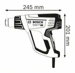Bosch Professional GHG 20-63 Heteluchtpistool | 2000 Watt | Met Display [0.601.2A6.201] -METABO Winkel Bosch Blauw GHG 20 63 0.601.2A6.201 ext 6