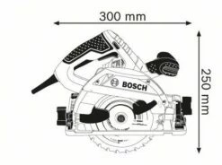 Bosch Professional GKS 55+ GCE Cirkelzaag | 165 Mm | 1350 Watt | FSN Compitable | HM-zaagblad [0.601.682.100] -METABO Winkel Bosch Blauw GKS 55 GCE 0.601.682.100 ext 5