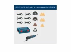 Bosch Professional GOP 30-28 L-Boxx Multitool | 300 Watt | Starlock | L-Boxx | +Accessoires [0.601.237.000] -METABO Winkel Bosch Blauw GOP 30 28 L Boxx 0.601.237.000 ext 7