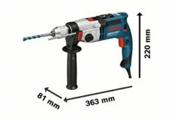 Bosch Professional GSB 21-2 RCT Klopboormachine | 13 Mm | 1300 Watt | 2 Versnellingen | +Koffer [0.601.19C.700] -METABO Winkel Bosch Blauw GSB 21 2 RCT 0.601.19C.700 ext 7