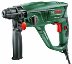 Bosch Groen PBH 2500 SRE +borenset Combihamer | 600 Watt | SDS+ | +Koffer, Boorhouder En Borenset [0.603.344.402]