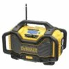 DeWALT DCR027-QW Bouwradio + Lader | 18 V XR Li-Ion | XR Multi | DAB + Bluetooth [Radio + Laad Functie] -METABO Winkel DeWALT DCR027 QW Radio Laad functie