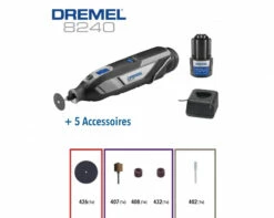 Dremel 8240-5 Multitool | Accu 12V 2,0 Ah Li-Ion | +5 Accessoires [F.013.824.0JA] -METABO Winkel Dremel 8240 5 F.013.824.0JA ext 4