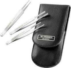 Facom Gereedschappen DX.145TCJ3 Diamantpincetten | Voor Reinigen Van Contacten | 3 Delig [Pincetten DX.145TCJ3]