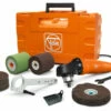 Fein WPO 14-25 E Startset Haakse Schuurpolijstmachine | 230 Mm | 1200 Watt | RVS-startset [72214950010] -METABO Winkel Fein WPO 14 25 E RVS 72214950010 RVS Startset
