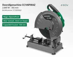 HiKOKI CC14SFWAZ Doorslijpmachine | 2000 Watt | 355 Mm Slijpschijf [CC14SFWAZ] -METABO Winkel HiKOKI CC14SFWAZ CC14SFWAZ ext 2