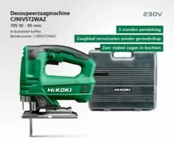 HiKOKI CJ90VST2WAZ Decoupeerzaag | 90 Mm | 705 W | +Koffer [CJ90VST2WAZ] -METABO Winkel HiKOKI CJ90VST2WAZ CJ90VST2WAZ ext 2