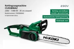 HiKOKI CS35SBWAZ Kettingzaag | 1900 Watt | 3/8 Inch | 350 Mm [CS35SB WAZ] -METABO Winkel HiKOKI CS35SBWAZ CS35SB WAZ ext 2
