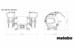 Metabo DS 150 Plus Werkbank Slijpmachine | 400 Watt | 150 X 20 X 20 Mm [604160000] -METABO Winkel Metabo DS 150 Plus 604160000 ext 3