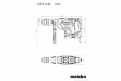 Metabo KHEV 8-45 BL Combihamer | 12,2J | SDS Max | 1500 W | +Koffer [600766500] -METABO Winkel Metabo KHEV 8 45 BL 600766500 ext 8