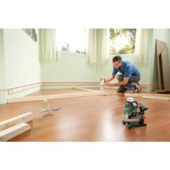 Bosch Groen PLL 1 P Spirit Level Laser-Waterpas | Laserbereik : 20 Meter | +Wandhouder [0.603.663.300] -METABO Winkel PLL360 5