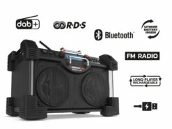 PerfectPro ROCKHART Bouw Radio | DAB+ | FM | Bluetooth | MP3 | LongPlayer Accu [RH4] -METABO Winkel PerfectPro ROCKHART BT RH3 ext 3