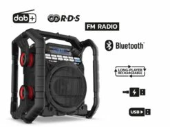 PerfectPro TEAMPLAYER Bouw Radio | Netstroom | Bluetooth | FM / DAB+ | USB [TP3] -METABO Winkel PerfectPro Teamplayer 2 Teamplayer2 TEAM2U ext 4