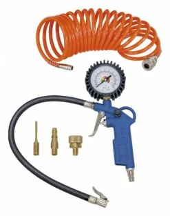 Scheppach 7906100724 Accessoirekit | Bandenpomp + 3 Mondstukken | 5 Delig [Accessoirekit 7906100724]