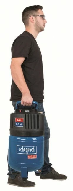 Scheppach HC24V Compressor | Olievrij | 1500 Watt | 24 Liter | 10 Bar [5906117901] -METABO Winkel Scheppach HC24V 5906117901 ext 2