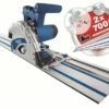 Scheppach PL55 Invalcirkelzaag | 1200 Watt | 160 X 20 Mm | +Geleiderail [5901802915] -METABO Winkel Scheppach PL55 5901802915