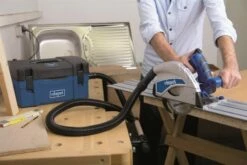 Scheppach PL55 Invalcirkelzaag | 1200 Watt | 160 X 20 Mm | +Geleiderail [5901802915] -METABO Winkel Scheppach PL55 5901802915 ext 24