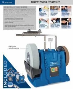 Scheppach Tiger 7000S Natslijpmachine | 200 W | 90 Tpm | 250 Mm [5903206903] -METABO Winkel Scheppach Tiger 7000S 5903206903 ext 10