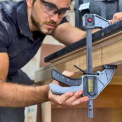 Stanley FatMax Eenhandklem XL Eenhandklem | Klemcapaciteit 90 X 150 Mm | Lengte 410 Mm [FMHT0-83238] -METABO Winkel Stanley handgereedschap FatMax eenhandklem XL FMHT0 83238 ext 4 2