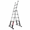 Telesteps 72423-681 Ladder | Opvouwbaar | 6+2 Treden 90 Mm Breed | 2,3 Meter [Combi Line Ladder] -METABO Winkel Telesteps 72423 681 Combi Line ladder