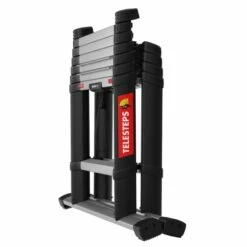Telesteps 72423-681 Ladder | Opvouwbaar | 6+2 Treden 90 Mm Breed | 2,3 Meter [Combi Line Ladder] -METABO Winkel Telesteps 72423 681 Combi Line ladder ext 4