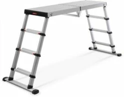 Telesteps 61209-501 Werk Platvorm | Telescopische Poten | Draaglast 150 Kg [Working Platform] -METABO Winkel Telesteps Working Platform 61209 101 Black Line ext 3