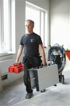 Telesteps 61209-501 Werk Platvorm | Telescopische Poten | Draaglast 150 Kg [Working Platform] -METABO Winkel Telesteps Working Platform 61209 101 Black Line ext 5