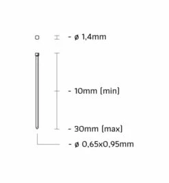 Union 1AH/JA30 Tacker | Lucht | Kopbreedte 1.40 | Microbrads 10-30 Mm | Koffer [1AH/JA30] -METABO Winkel Union 1AH JA30 1AH JA30 ext 3