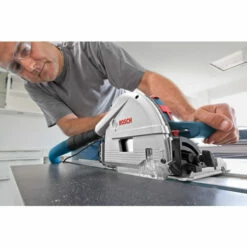 Bosch Professional GKT 55 GCE + FSN 1400 Invalcirkelzaag | 55 Mm | 1400 Watt | + L-Boxx | + FSN 1400 [0.601.675.M9D] -METABO Winkel invalcirkelzaag GKT55GCE3 2
